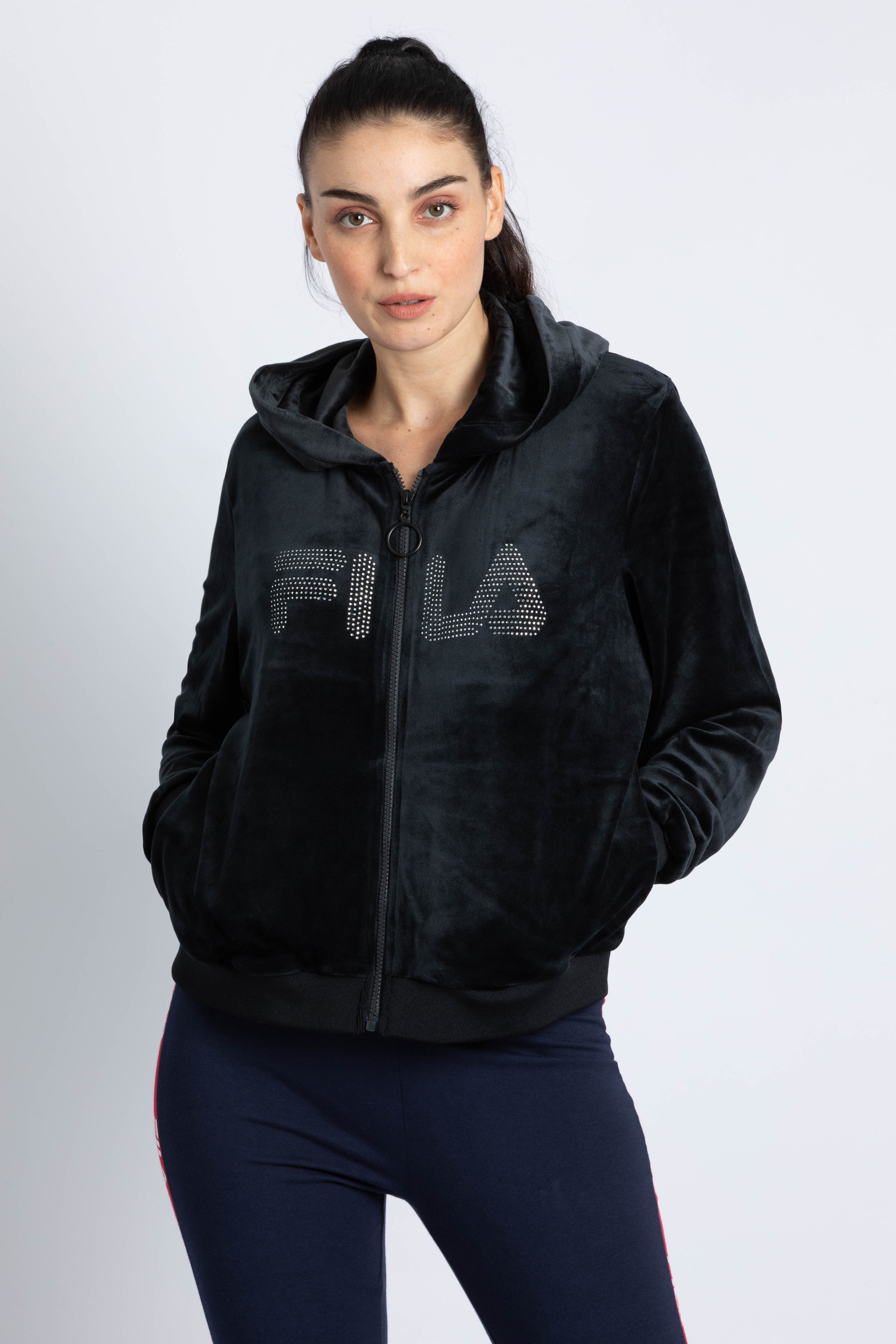

Fila Laurel Velour Hooded Jacket