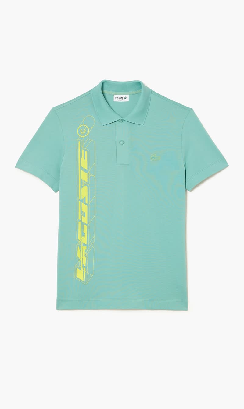 

Lacoste Green Ribbed Collar T-shirt for Men | The Deal Outlet