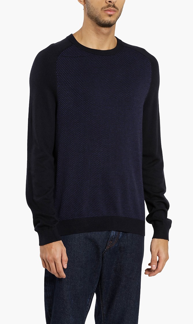 

Ted Baker Birdseye Spot Crew-neck Sweater