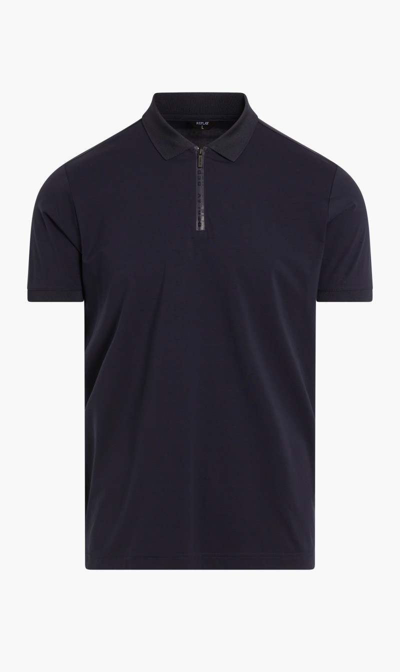 

Men Ss Polo Mercerized 10266806 Navy 88, Blue