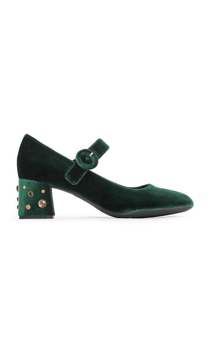 

Geox Seyla Velvet Mary Jane Pumps
