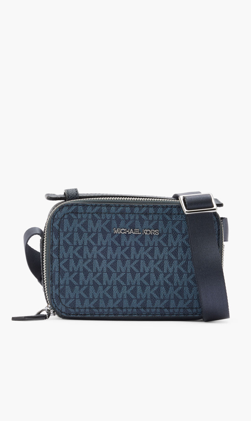 

Michael Kors Blue Cooper Micro Map Bag for Men | The Deal Outlet