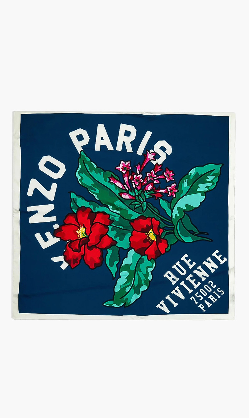 

Kenzo Blue Small Printed Square for Men | The Deal Outlet