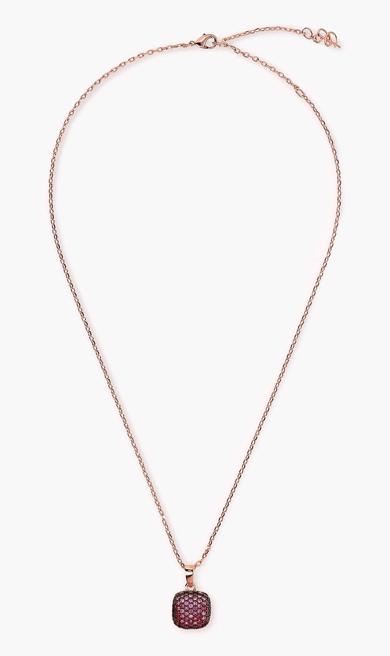 

Bronzallure Others Altissima Squared Pave Dangle Pendant for Women | The Deal Outlet