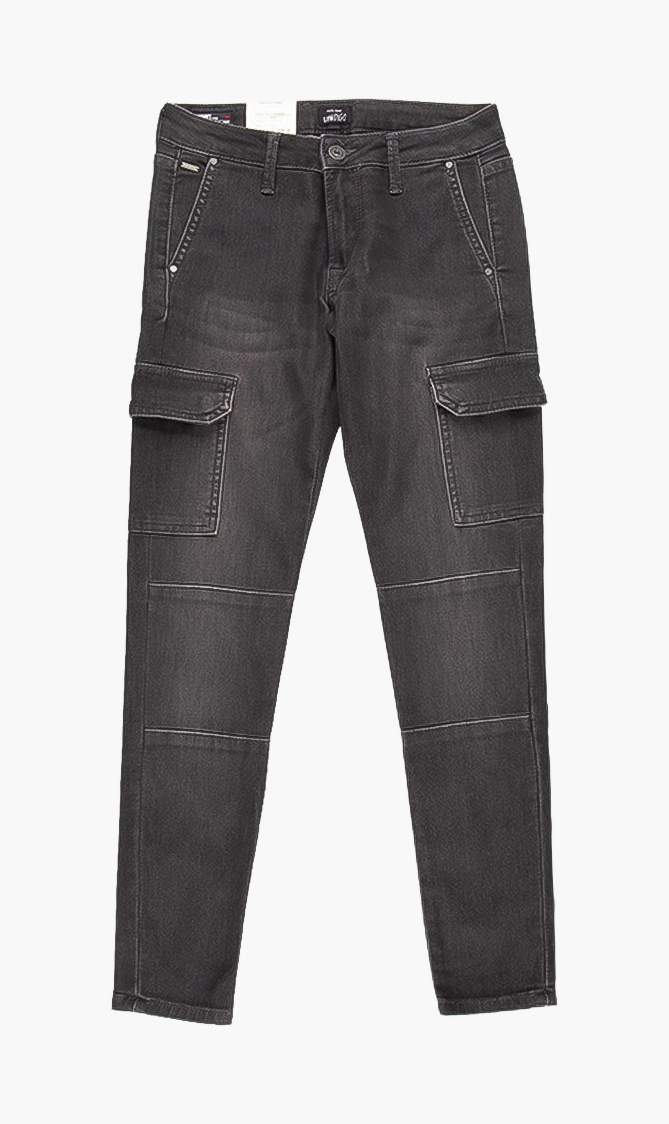 

Survivor Skinny Cargo Jeans, Black
