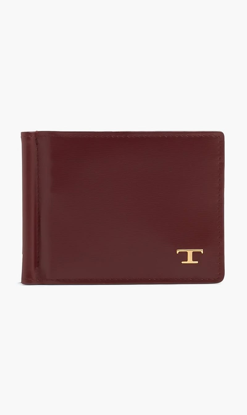 

Tod's Red Leather Wallet for Men | The Deal Outlet