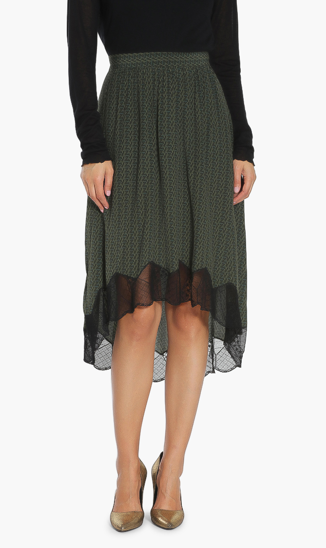 

Zadig & Voltaire Joslin Jac Zv Silk Skirt