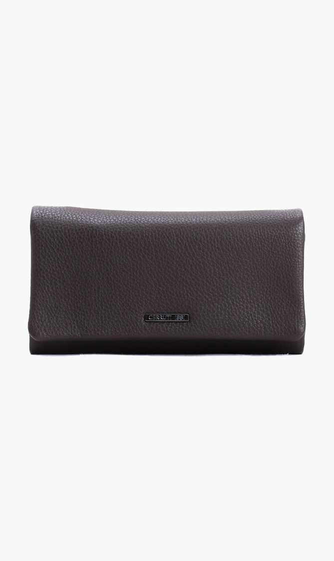 

Cerrutis Leather Long Wallet