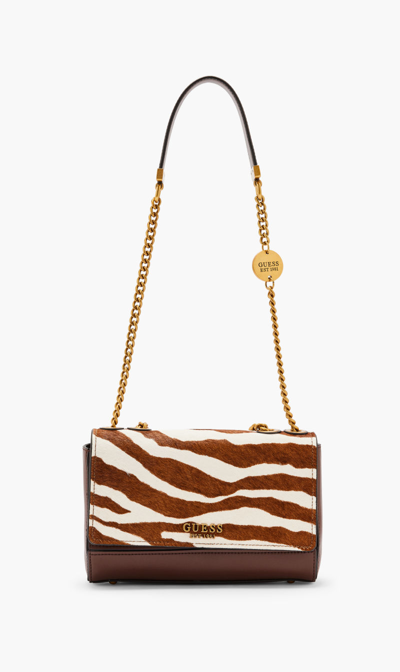 

Guess Brown Iseline Convertible Xbody Flap for Women | The Deal Outlet