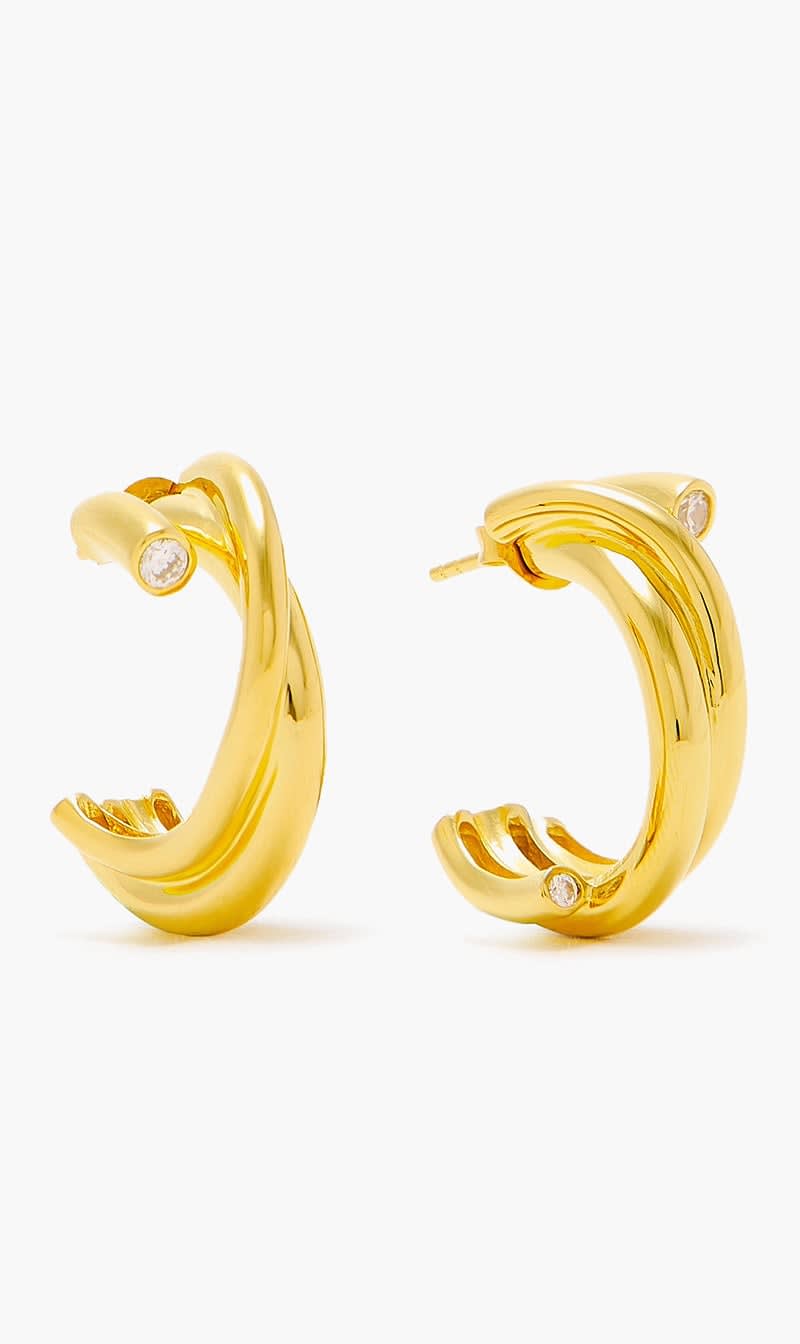 Completedworks Gold Coil Earrings for Women