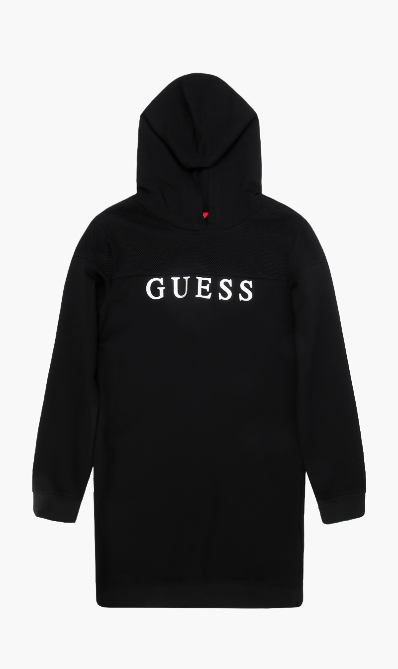 

Logo Hoodie Dress, Black