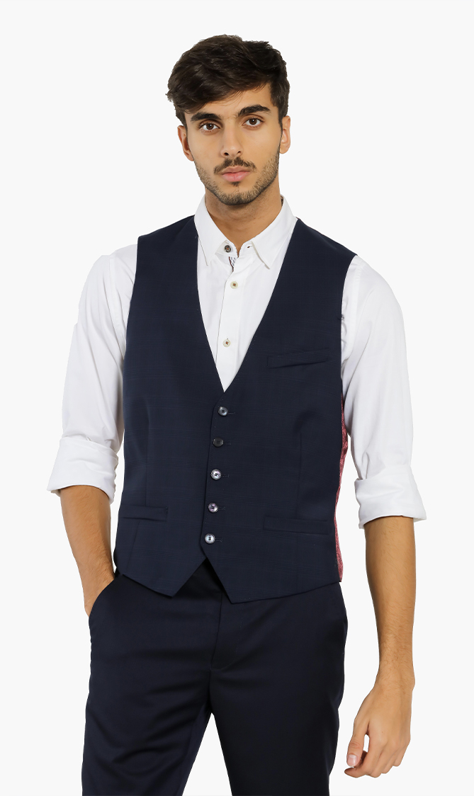 

Ted Baker Modern Fit Debonair Check Waistcoat