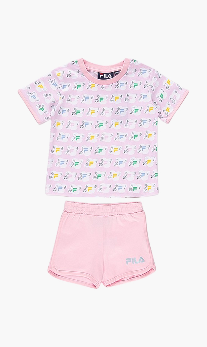 

Fila Eniya Logo T-shirt And Short Set