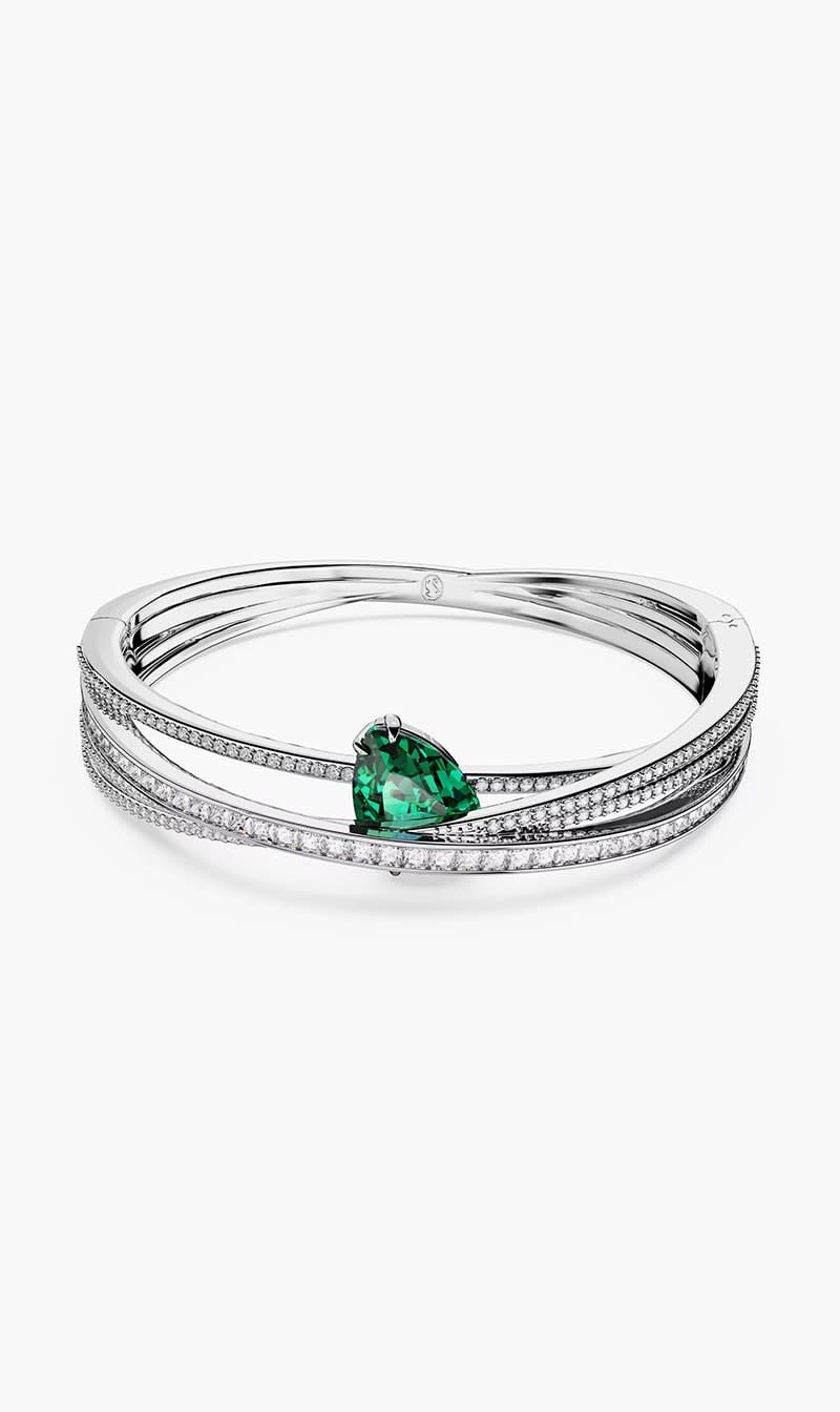 

Swarovski Others Hyperbola Bangle Db Gre/rhs M for Women | The Deal Outlet