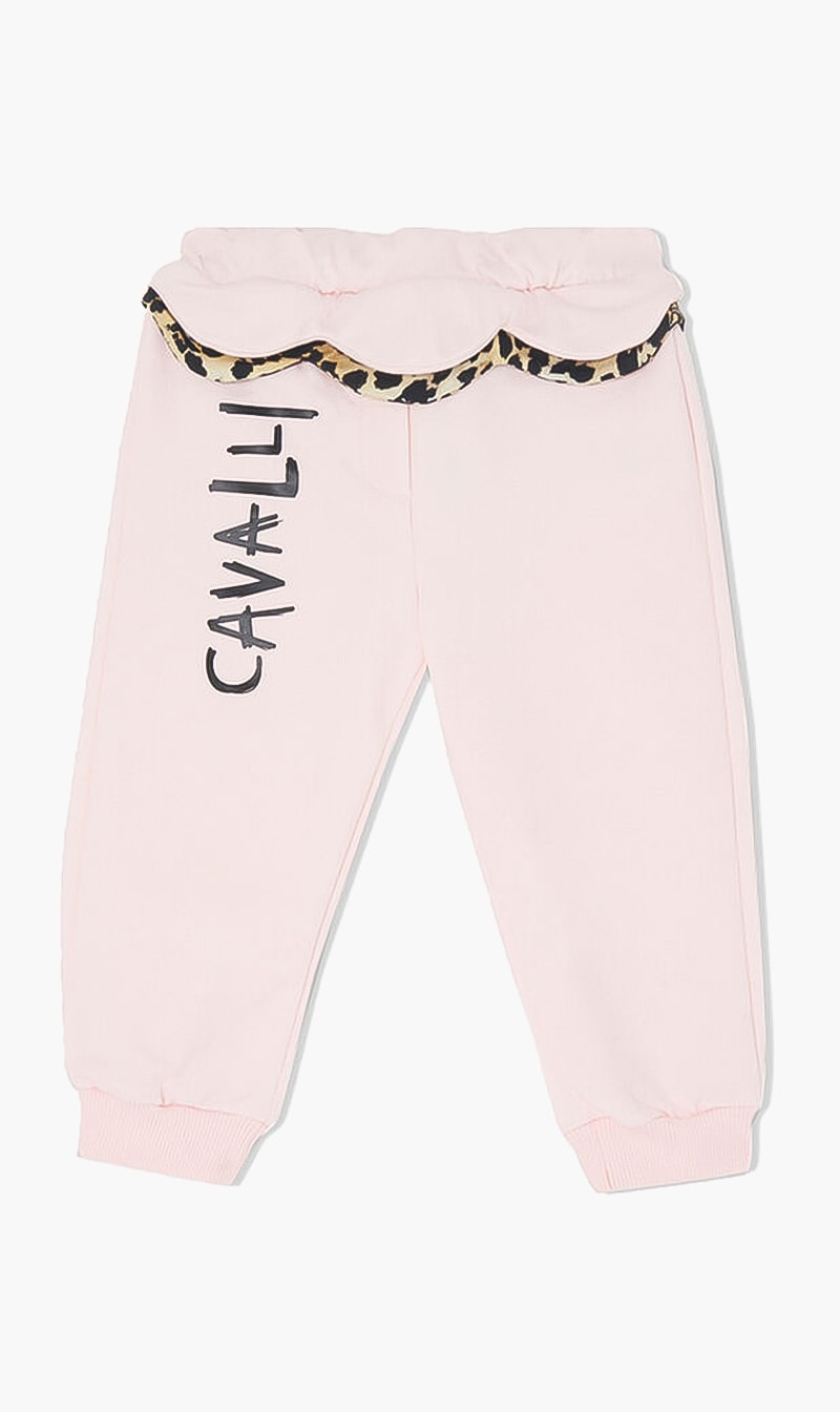 

Logo Print Joggers, Pink