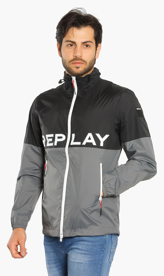 

Replay Colorblock High Collar Jacket