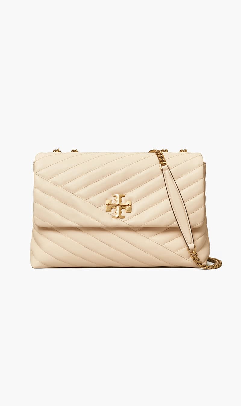 

Tory Burch Beige Kira Chevron Convertible Shoulder Bag for Women | The Deal Outlet