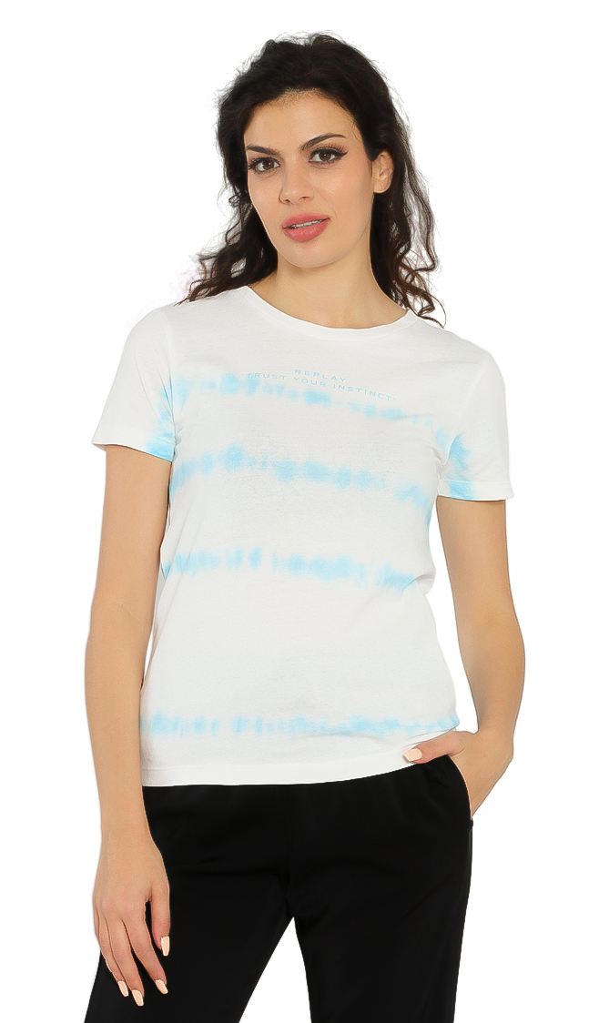 

Dyed Trust Your Instinct T-shirt, White