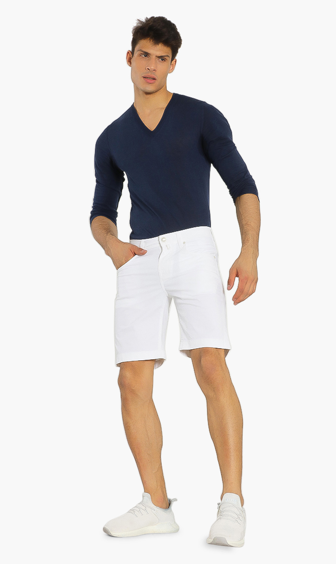 

Light Bermuda Shorts, White
