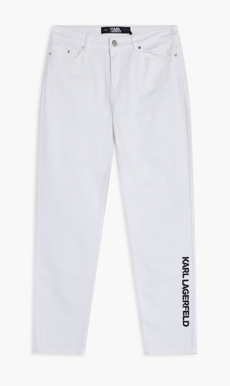 

White Gf Denim Pants