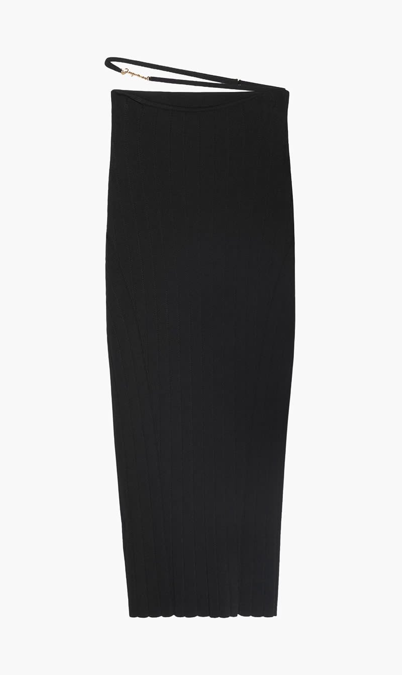

Jacquemus Black La Jupe Pralu Skirt for Women | The Deal Outlet