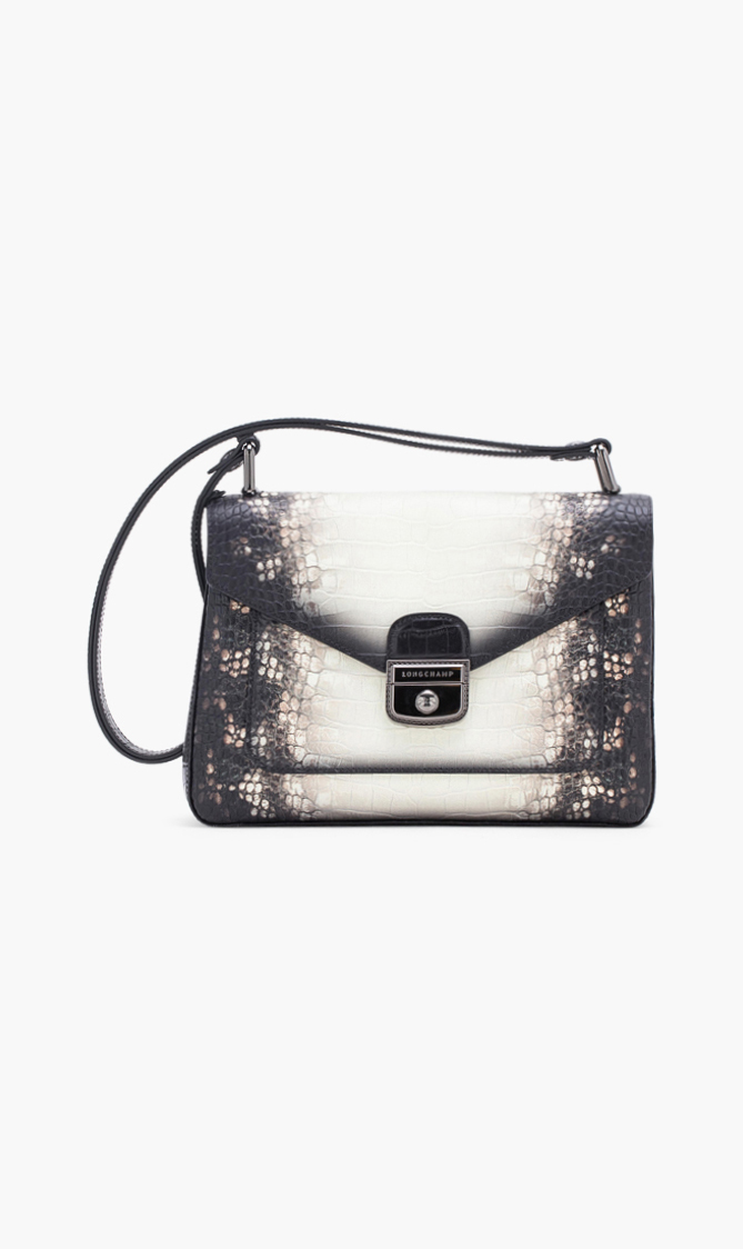 

Longchamp Crocodile Skin Shoulder Bag