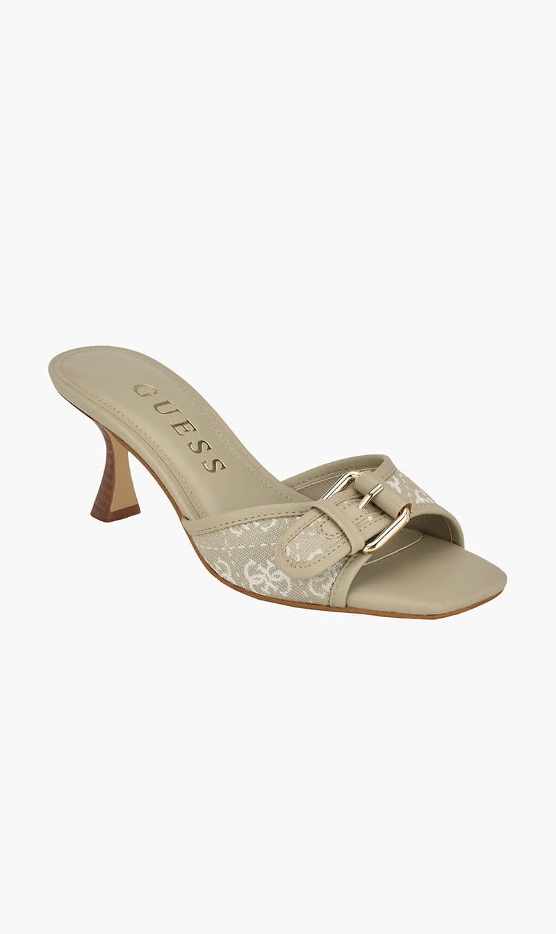 

Guess Grey Woven Mule for Women | The Deal Outlet