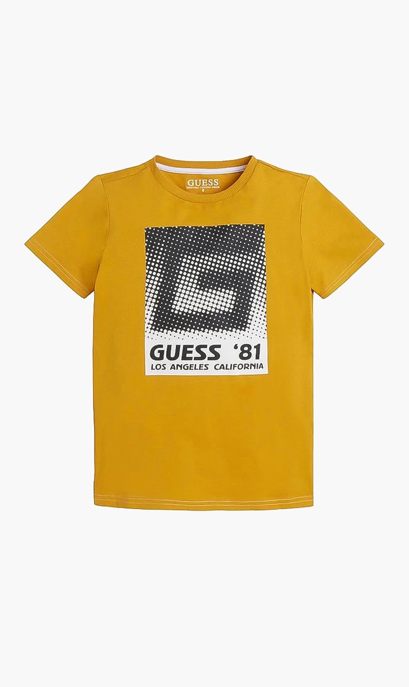 

Guess Orange Logo Short Sleeve Tshirt for Boys | The Deal Outlet