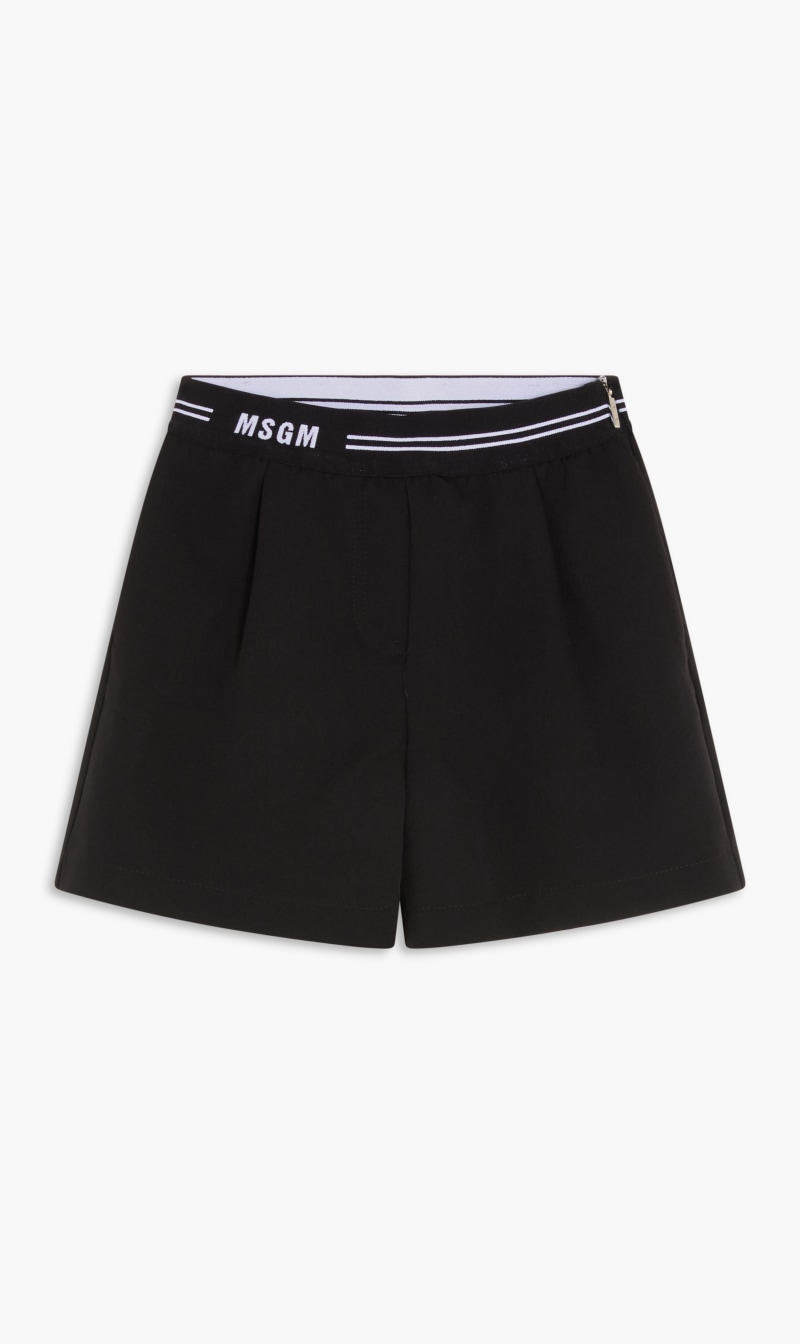 

Msgm shorts tess tecnico girl | the deal outlet, Black