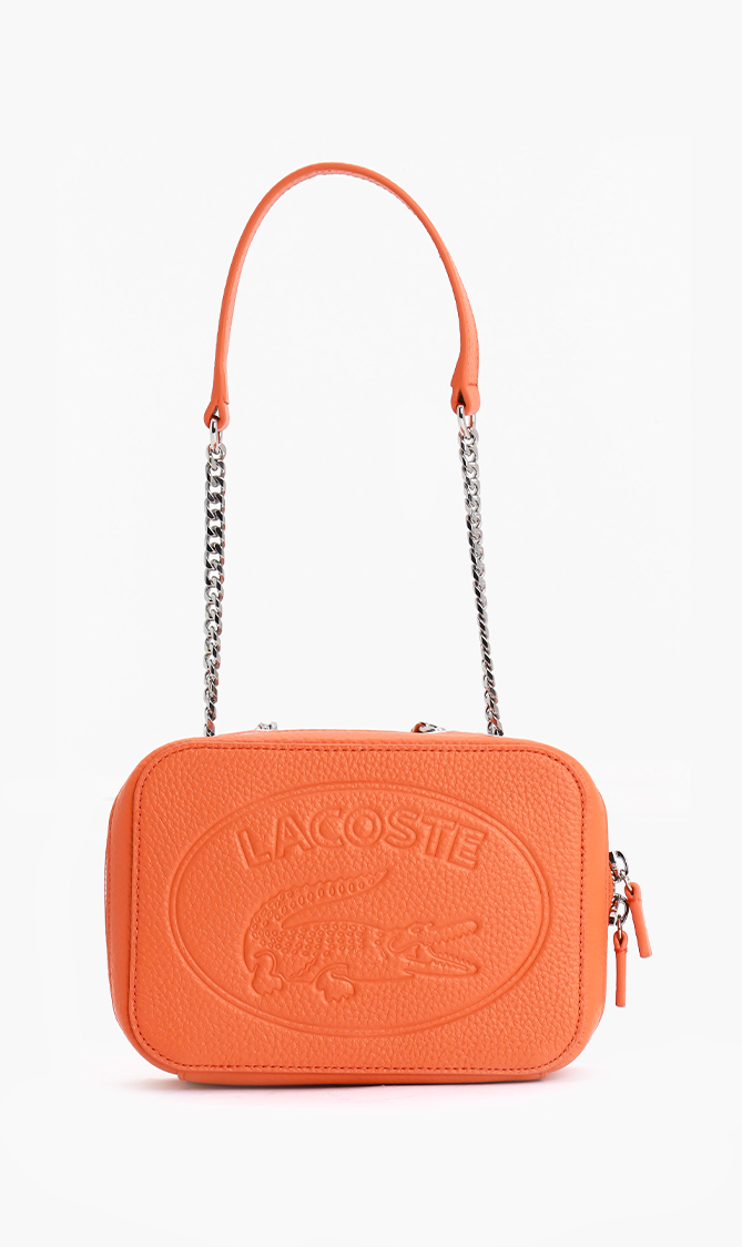 

Croco Crew Grained Leather Sling Bag