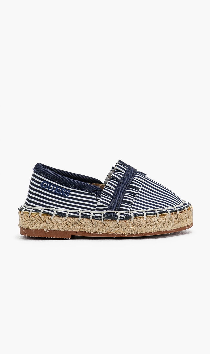 

Striped Slip On Sneakers, Blue
