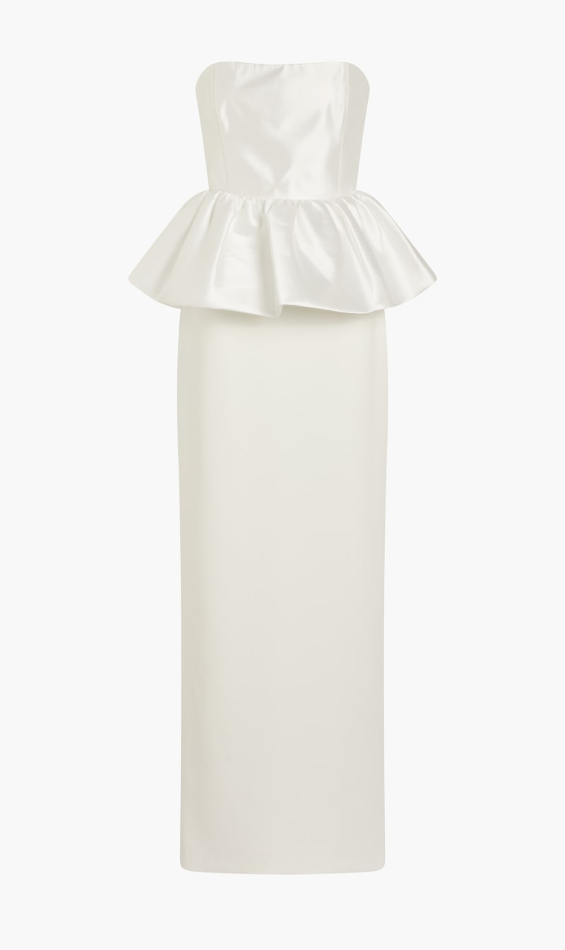 

Solace London White Maddison Maxi Dress for Women | The Deal Outlet