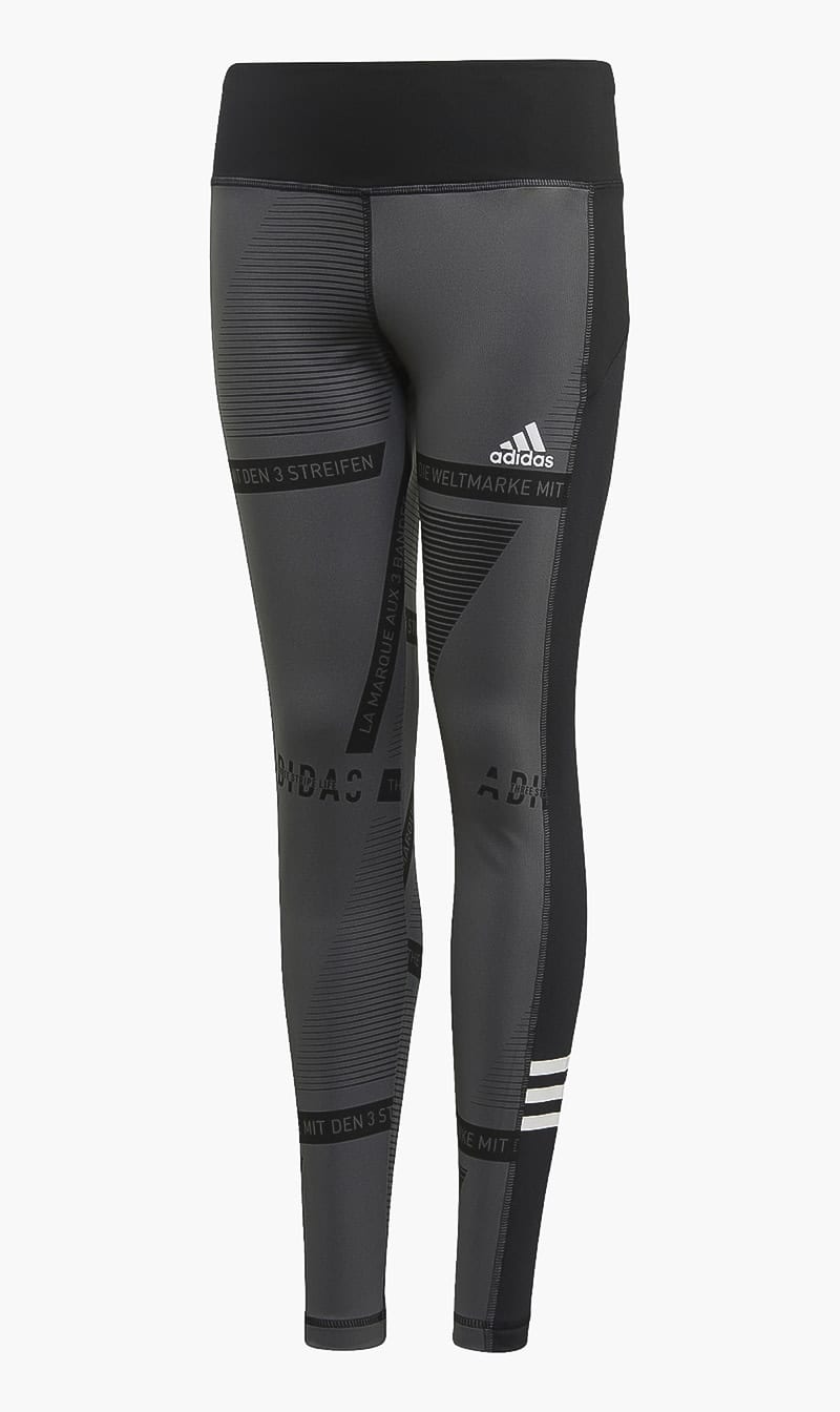 

Adidas Grey Pull On Training Legging for Girls | The Deal Outlet