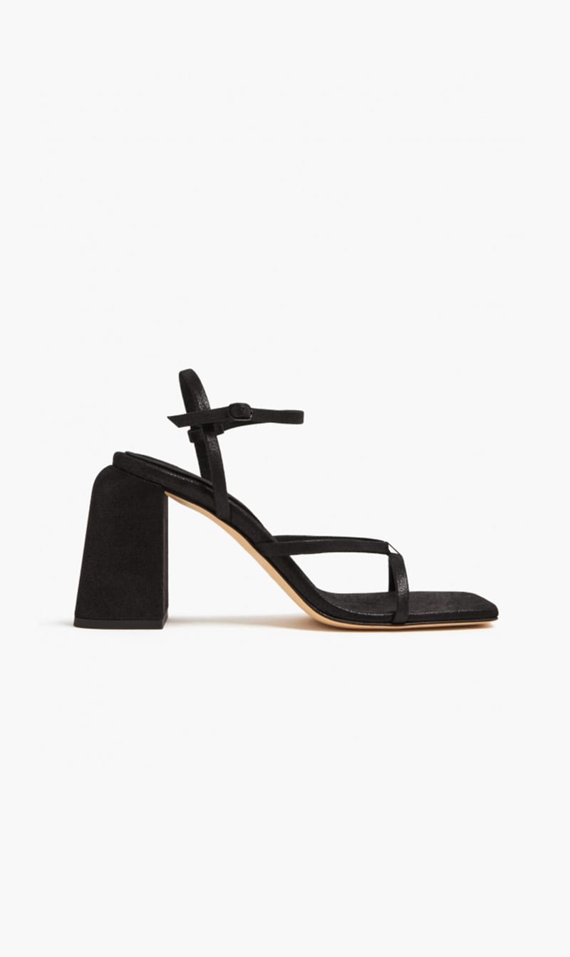 

Dear Frances Black Cleo Sandals for Women | The Deal Outlet