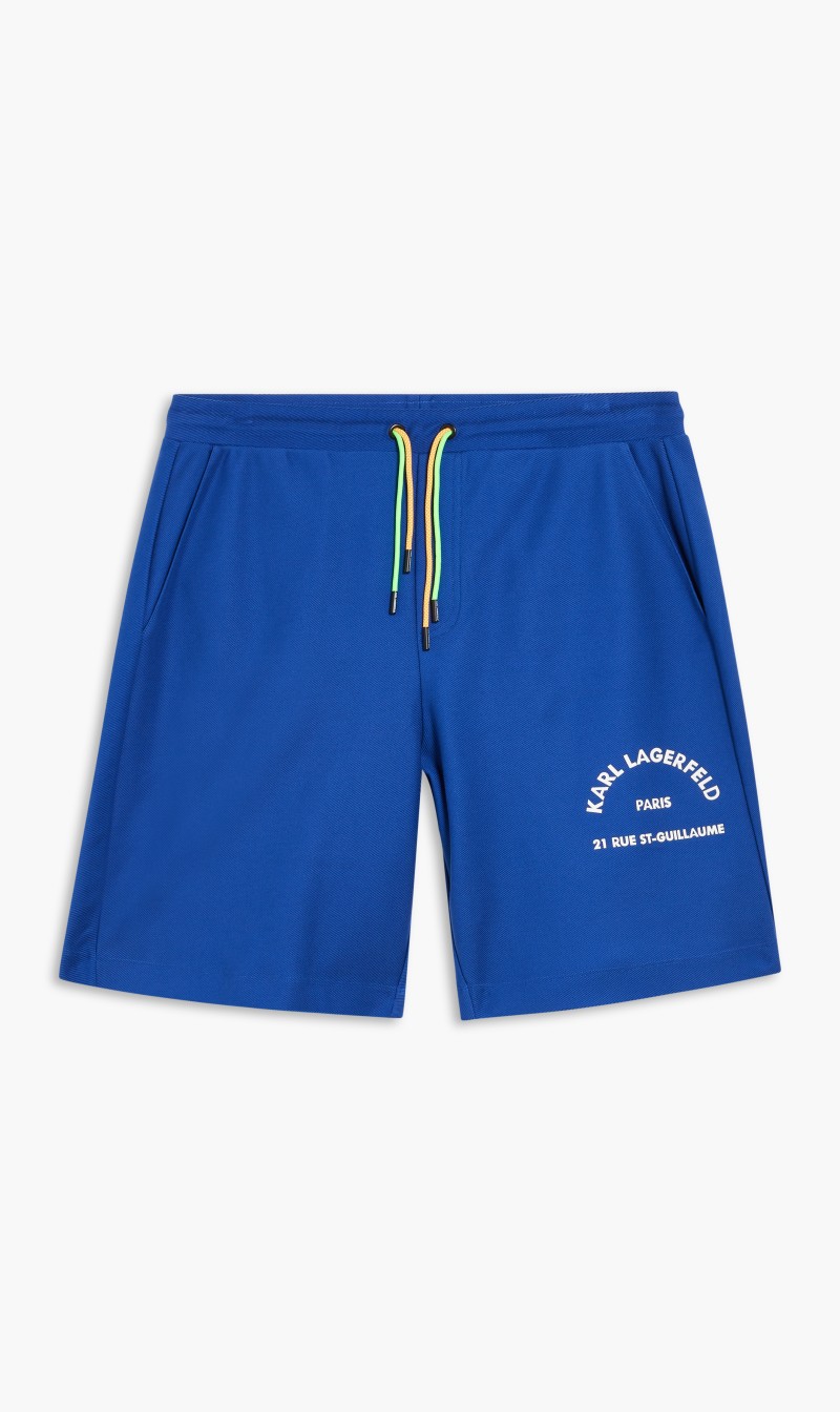 

Karl Lagerfeld Blue Athleisure Rsg Sweatshorts for Men | The Deal Outlet