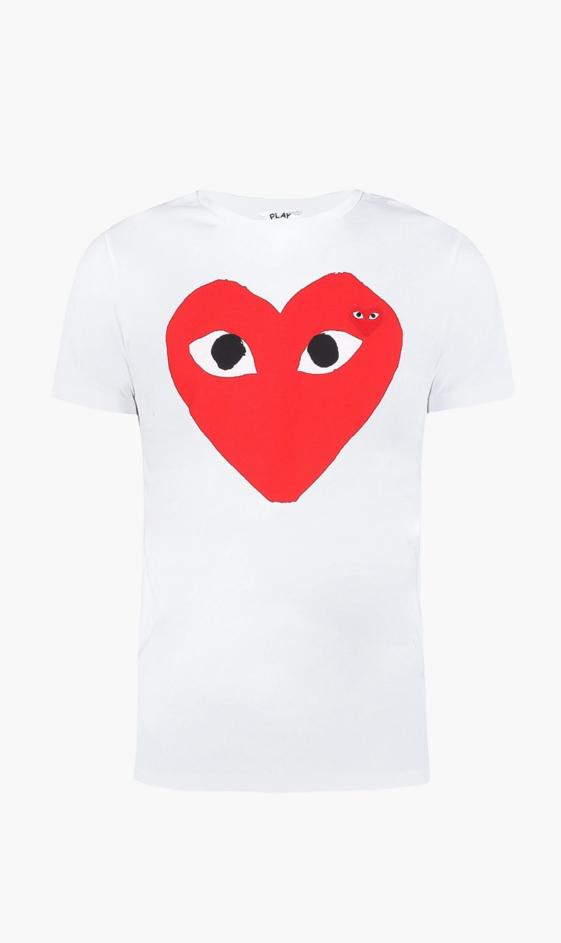 

Play Logo Print Cotton T-shirt, White