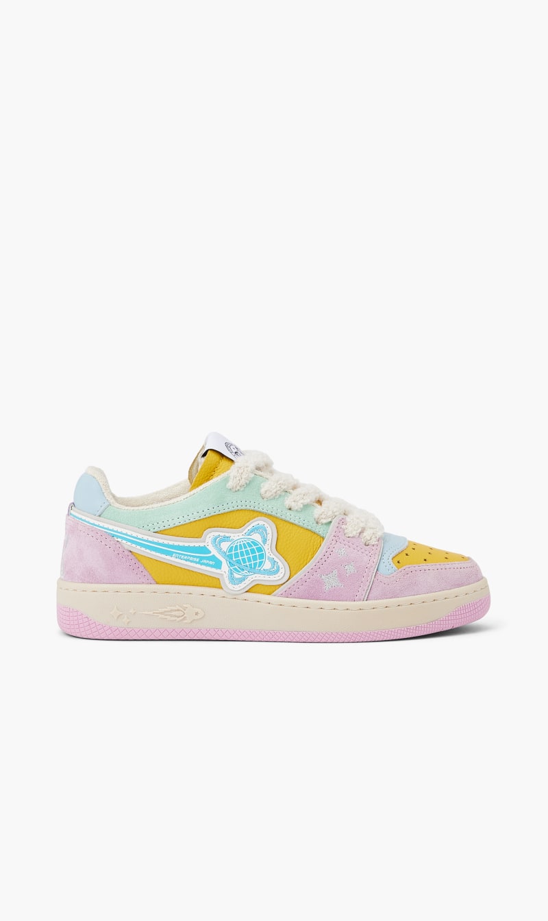 

Enterprise Japan Planet W - Low Sneaker Cow Suedecalf Leath, Purple