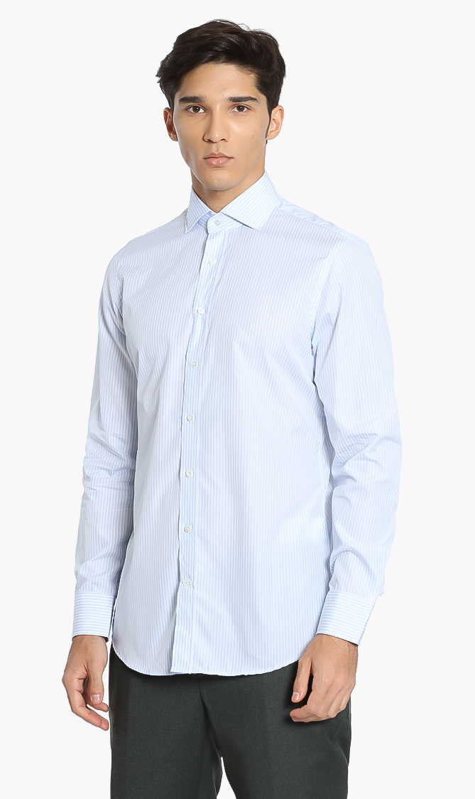 Hackett London Mayfair Royal Micro Stripe Shirt