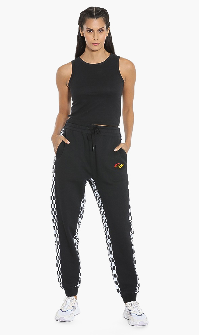 Dita High Waist Jogger, Black