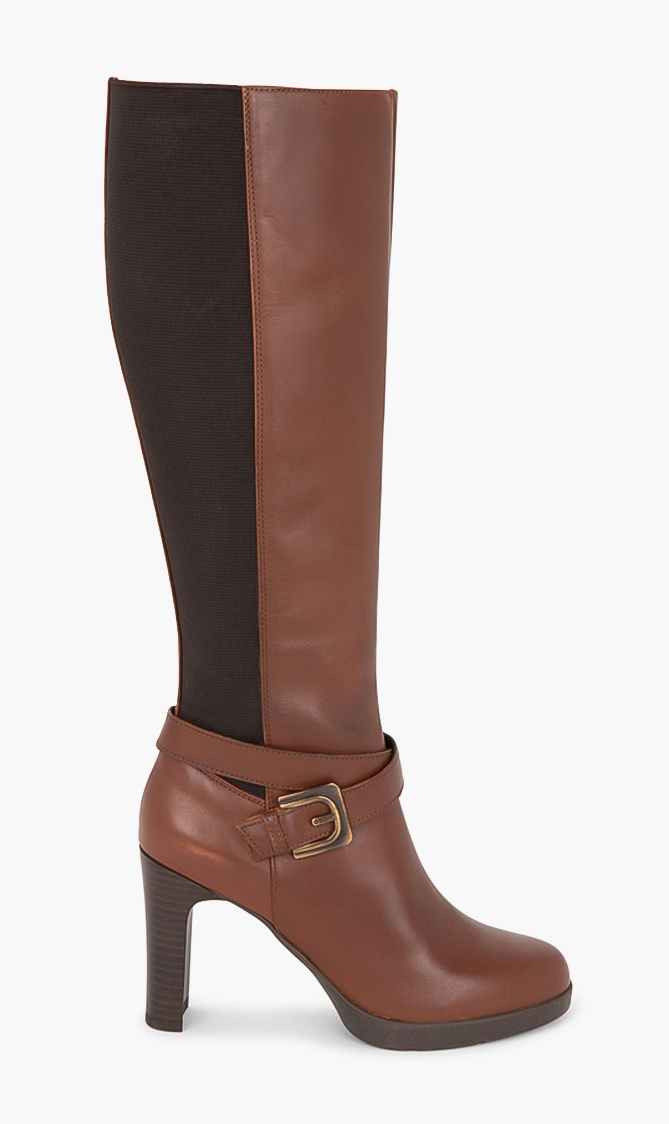 

Geox Annya Leather Knee High Boots