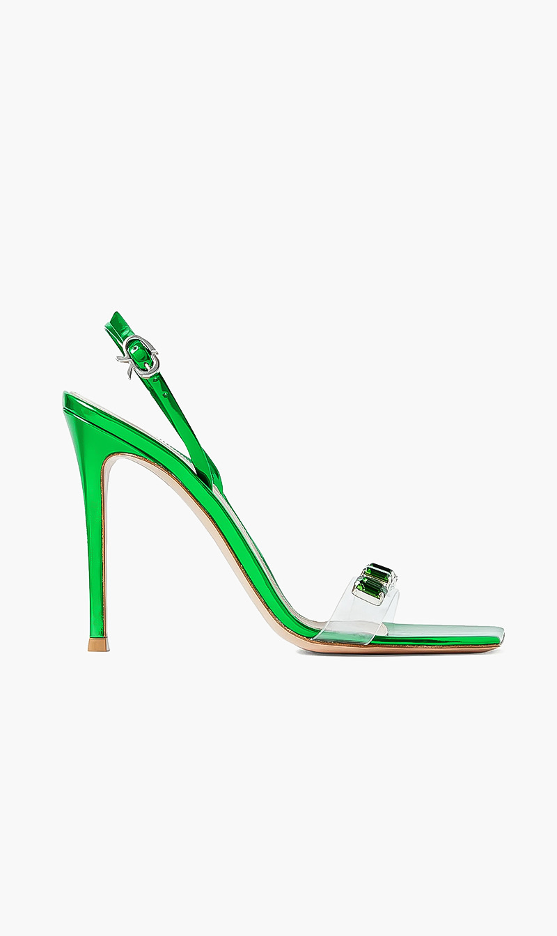 

Ribbon Candy Heels, Green