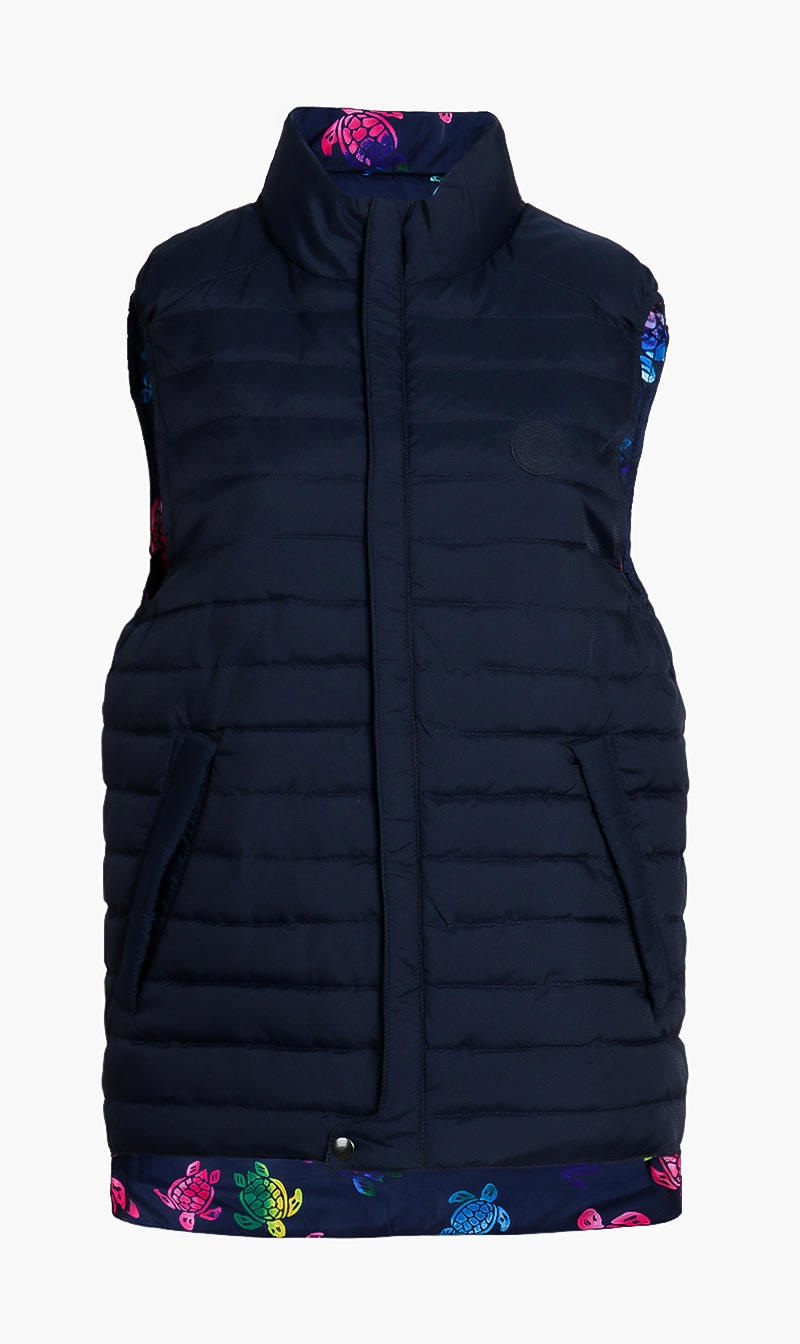 

Vilebrequin Blue Reversible Unisex Sleeveless Jacket | The Deal Outlet