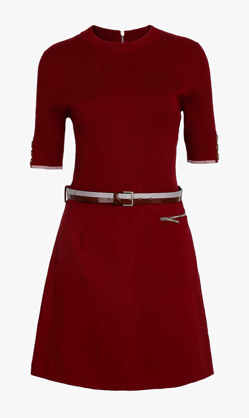 

Ted Baker Knit Woven Mix Dress