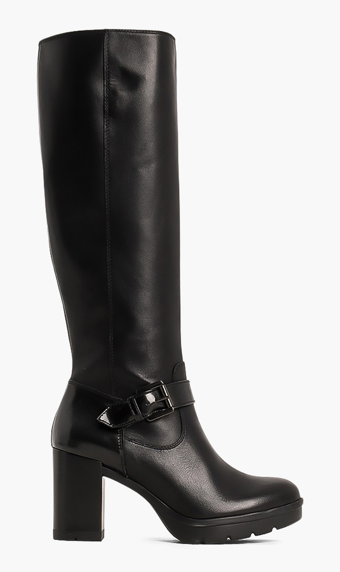 

Geox Abrienne Leather Knee Boots