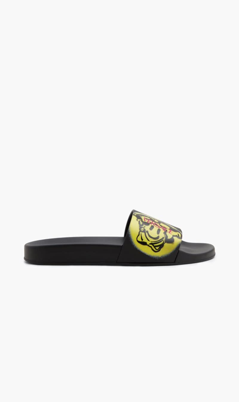 Versace Multi-color Medusa Smiley Sliders for Women | The Deal Outlet