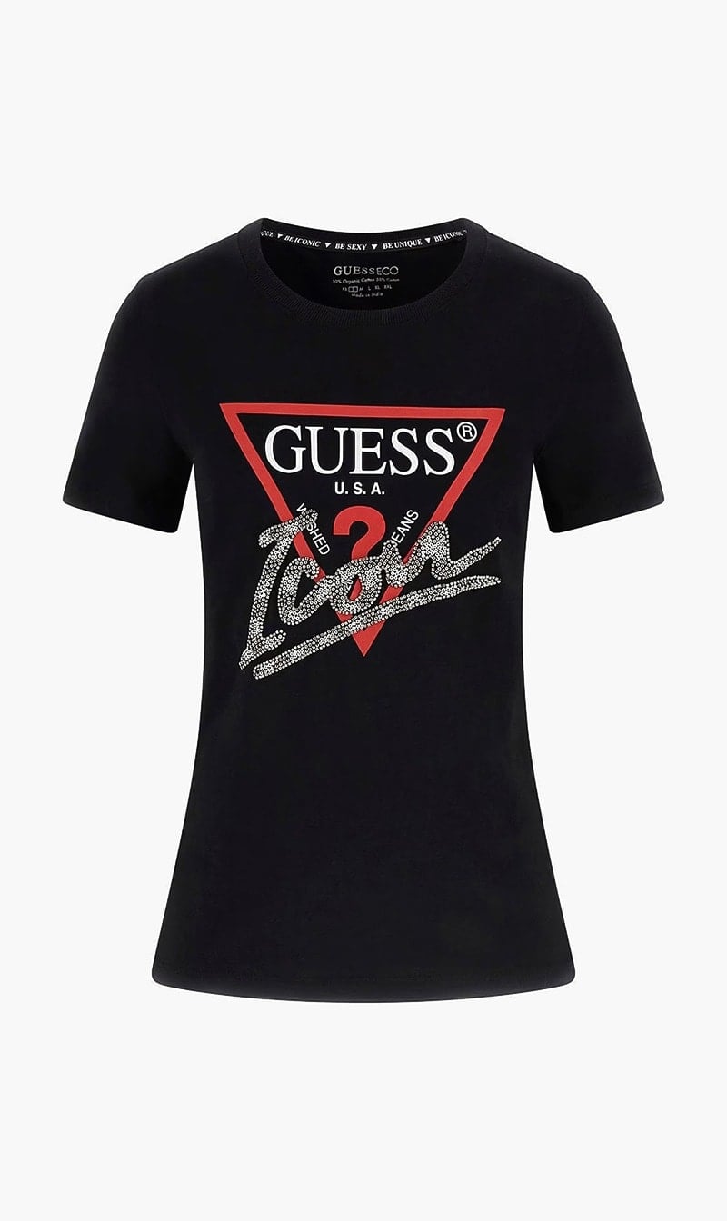 

Guess Black Ss Cn Triangle Love for Women