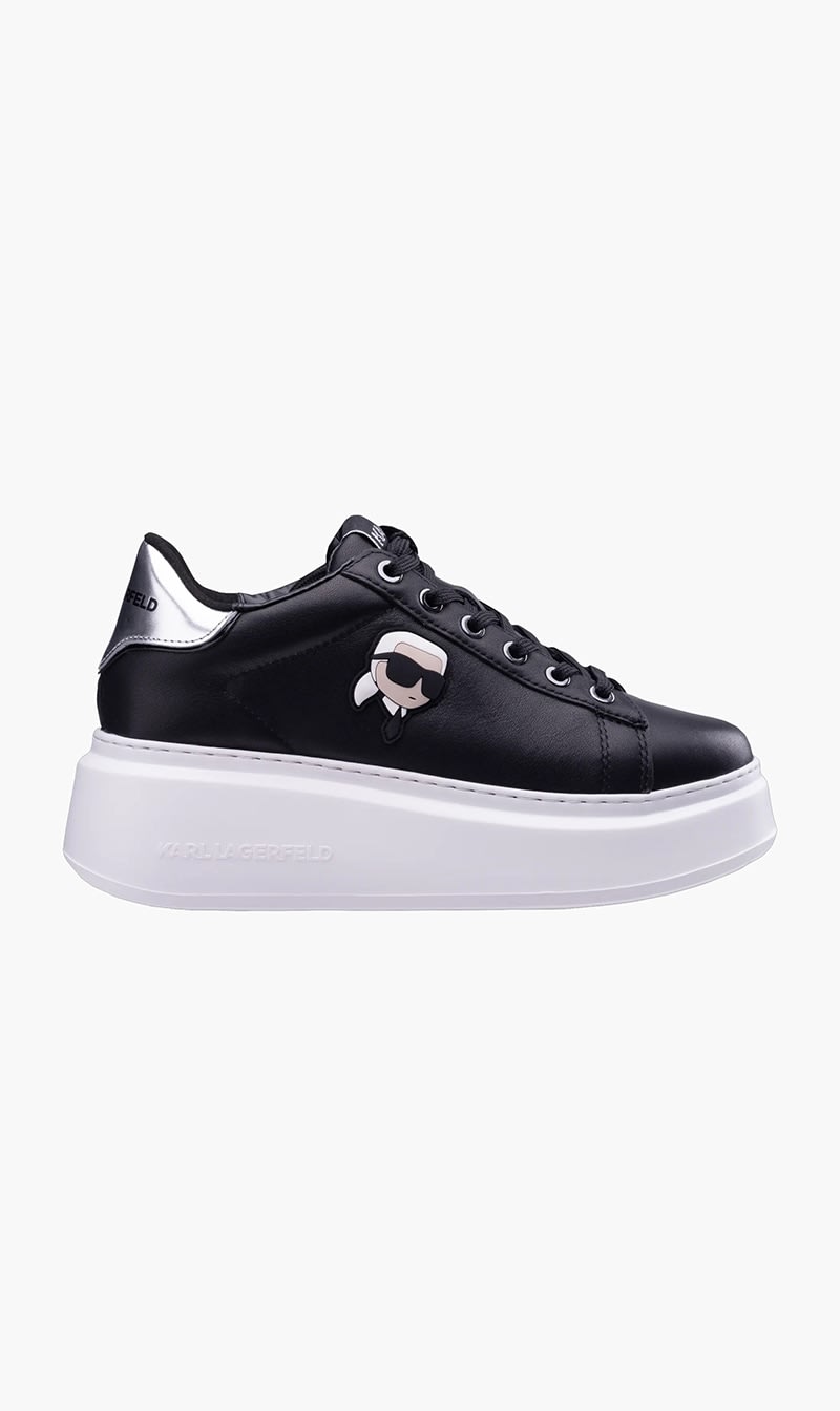 

Karl Lagerfeld Black Anakapri Karl Nft Lo Lace Sneaker for Women | The Deal Outlet