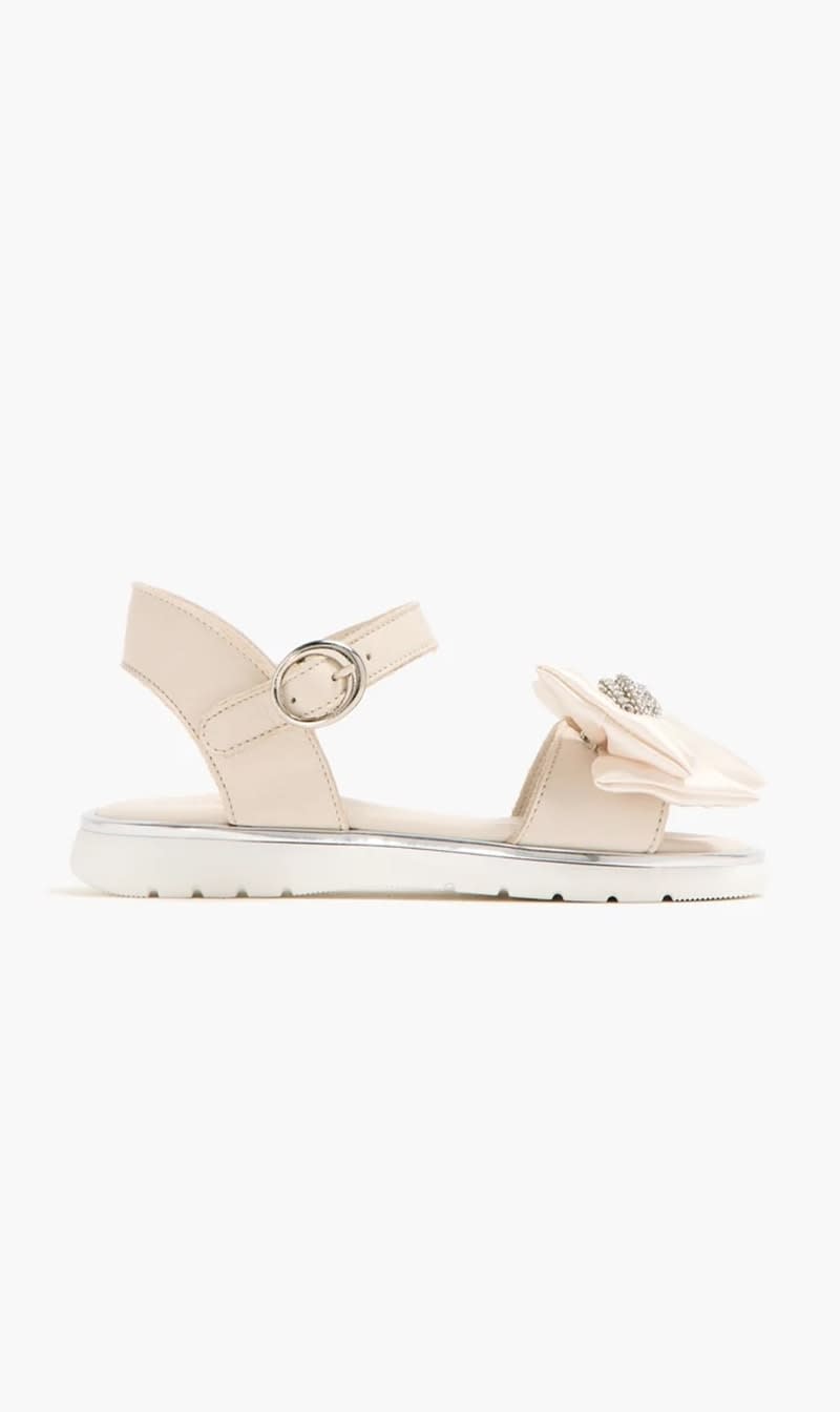 

Babywalker Beige Bow Sandals for Girls | The Deal Outlet