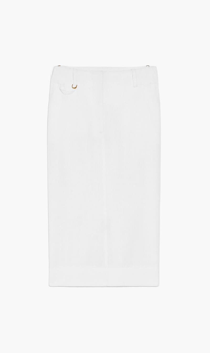 

Jacquemus Beige La Jupe Midi Bari Skirt for Women | The Deal Outlet