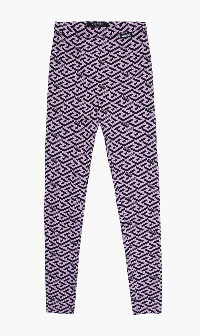 

La Greca High Waist Leggings, Multi-color